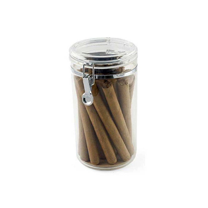 Acrylic Storage Jar – 25 Count with Humidifier
