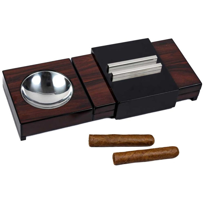 Luxury Ashtray with Humidor & Humidifier