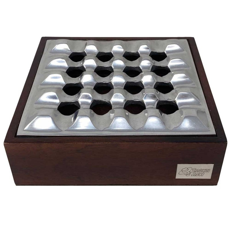 Smokin Ash Aluminum Grid Ashtray