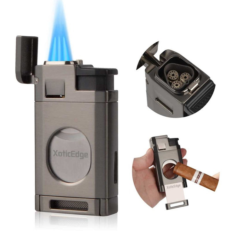 Aurora Premium Torch Lighter with Built-In Cutter