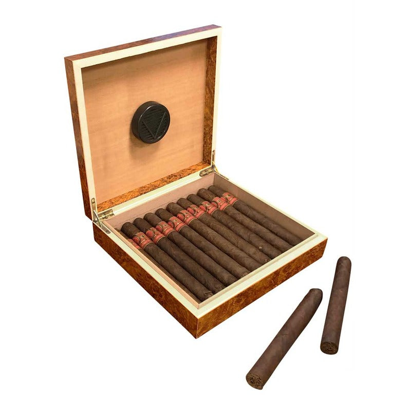 Premium Cedar-Lined Humidor with Humidifier & Hygrometer