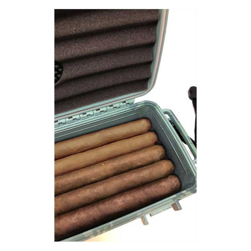 Camouflage Travel Humidor with Humidifier