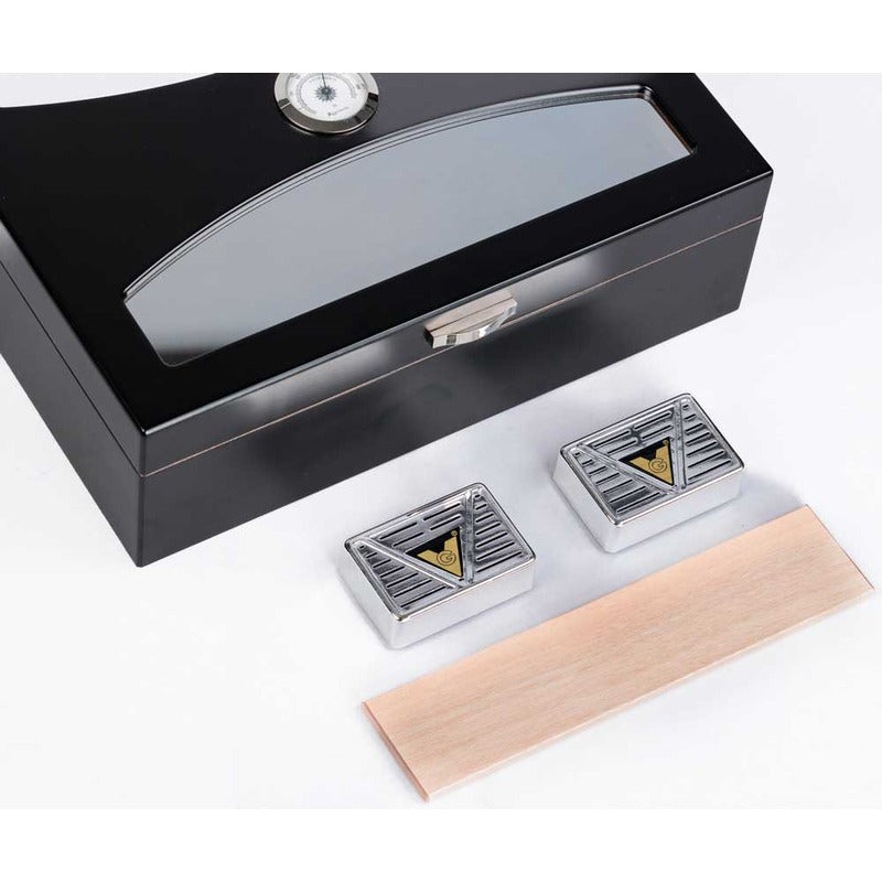 Delano Luxe Matte Humidor with UV Glass
