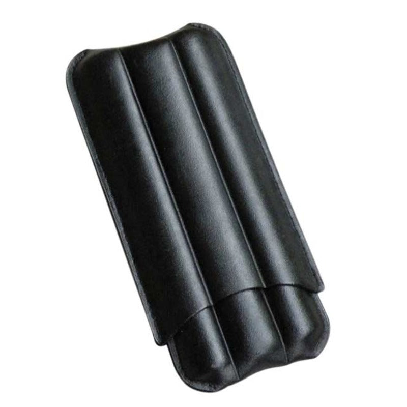 Triple Slot Luxe Leather Holder