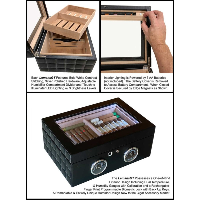LemansGT Luxe Lock Humidor
