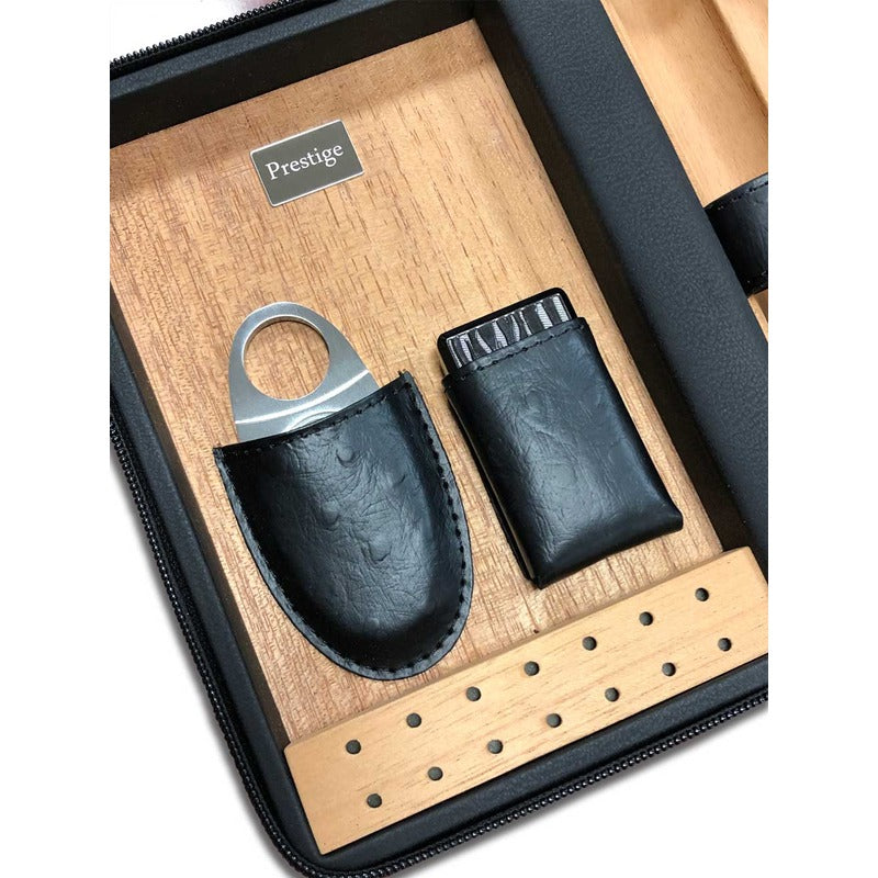 Premium Leather Travel Case for 4-8