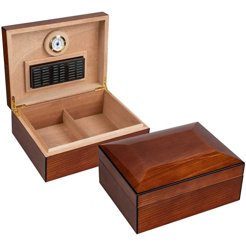 Napoli Luxury Walnut Burl Humidor