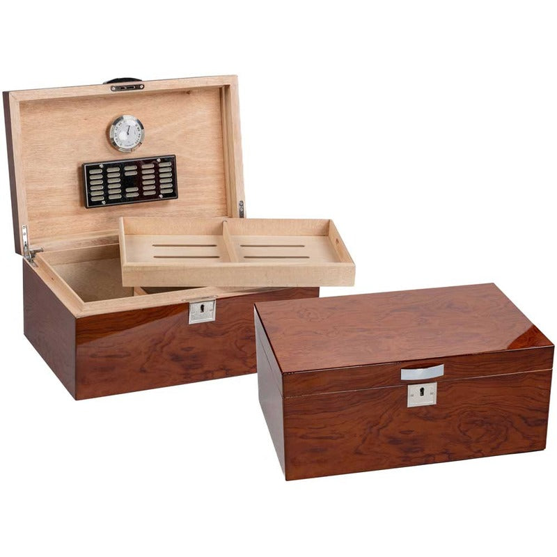 Princeton Bubinga Luxe Storage Case with Digital Humidity Control