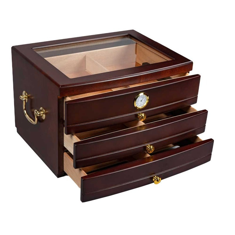 Regent Luxe Storage Box with Glass Top