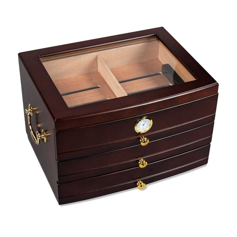 Regent Luxe Storage Box with Glass Top