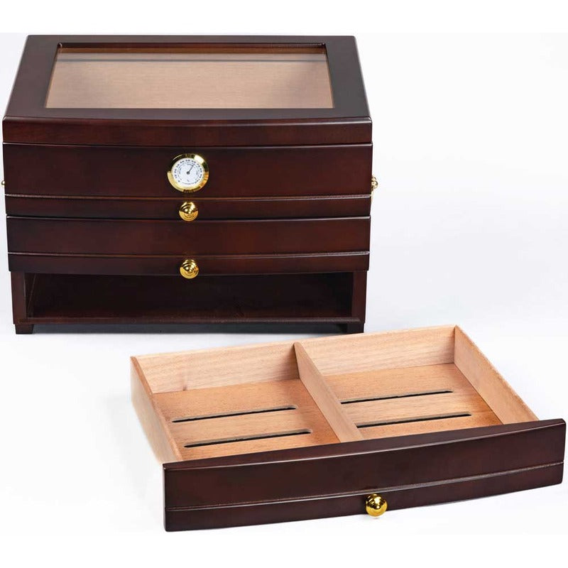 Regent Luxe Storage Box with Glass Top