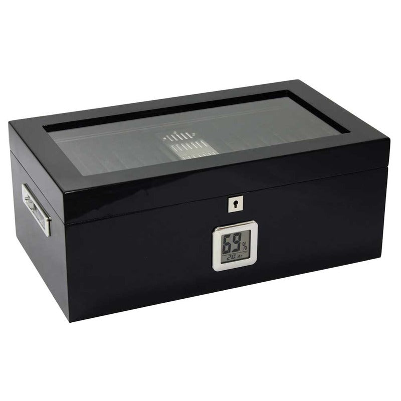 Raven Luxe Humidor with Hygrometer
