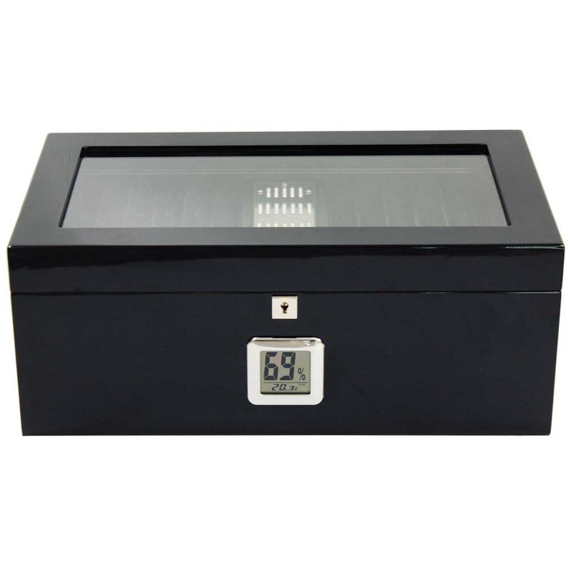 Raven Luxe Humidor with Hygrometer