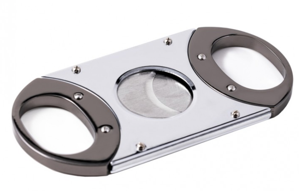 GUILLOTINE CUTTER (CHROME & GUN METAL)