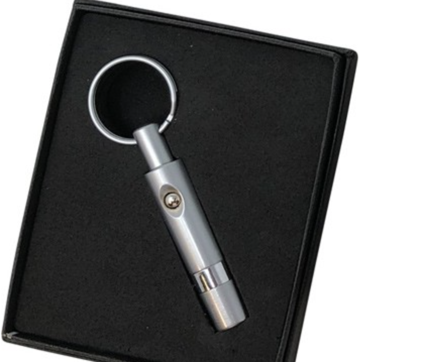 PUSH BUTTON RETRACTABLE PUNCH (SILVER)