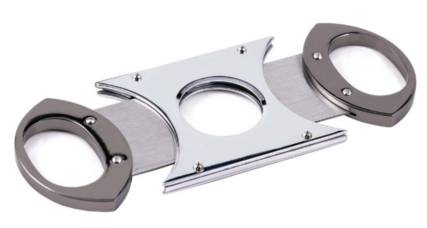 GUILLOTINE CUTTER (CHROME & GUN METAL)