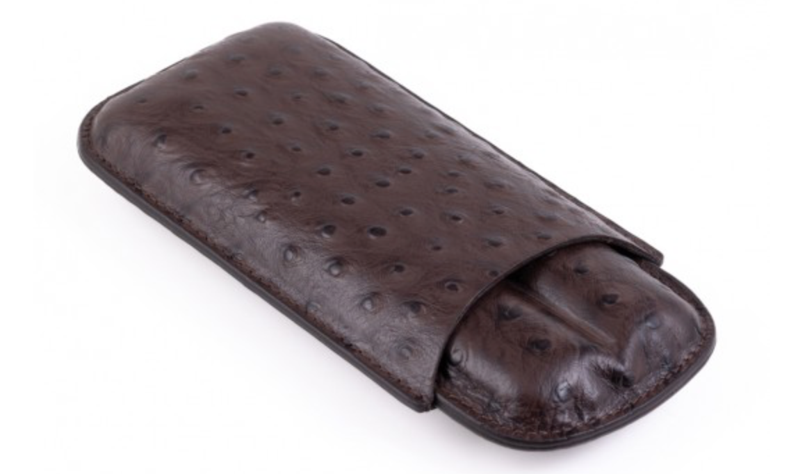 OSTRICH STYLE CASE (BROWN) an (BLACK)
