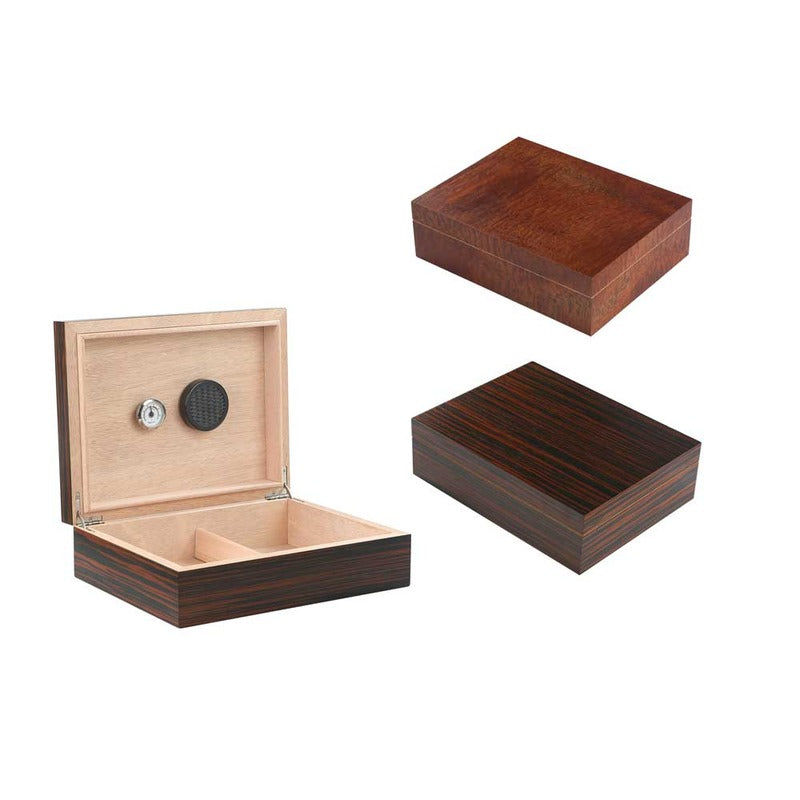 Luxury Low Profile Humidor with Spanish Cedar & Humidifier