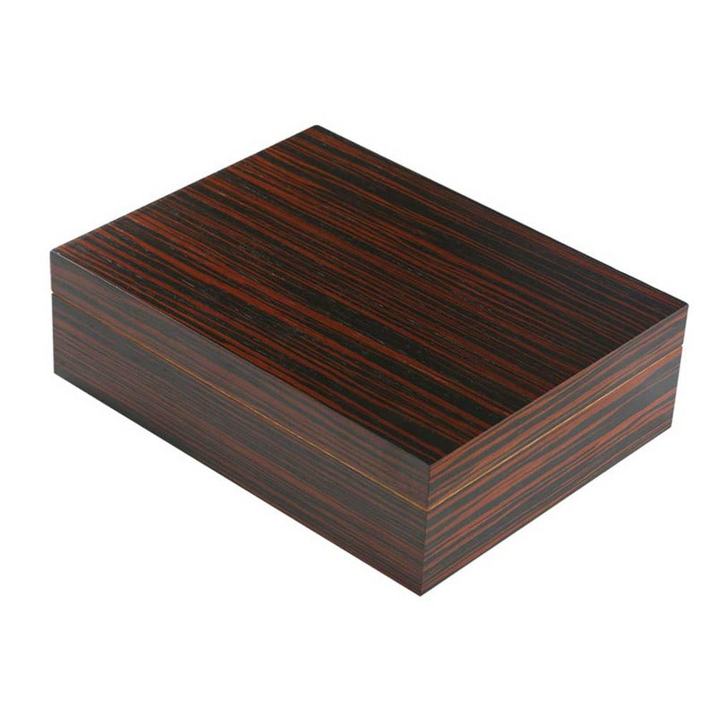 Luxury Low Profile Humidor with Spanish Cedar & Humidifier