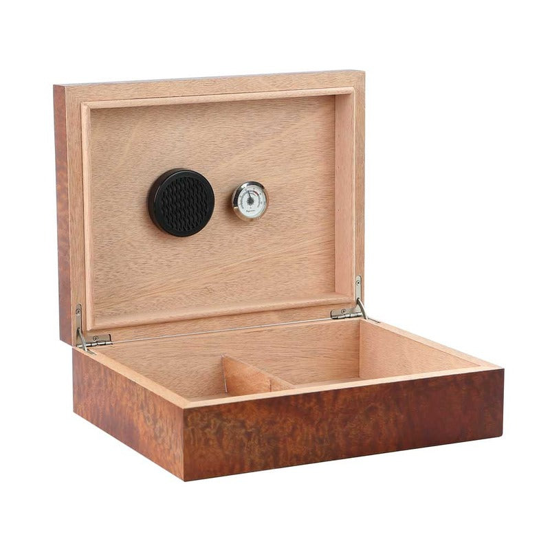 Luxury Low Profile Humidor with Spanish Cedar & Humidifier