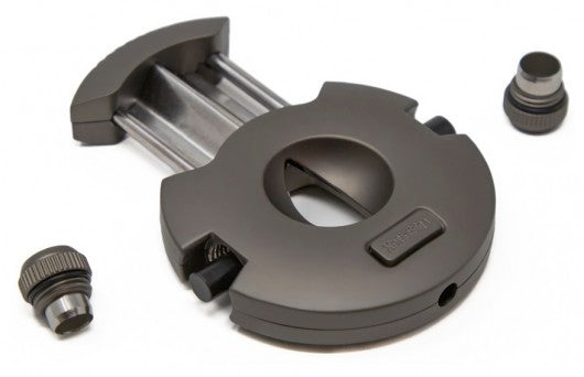 XoticEdge Precision V-Cut & Punch Cutter in Gunmetal Gray