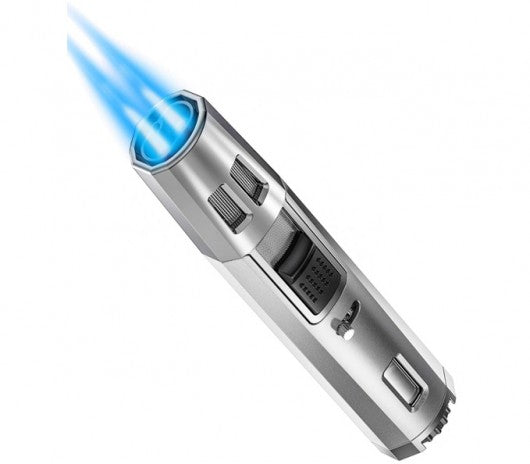 Partizan Silver Dual Flame Torch