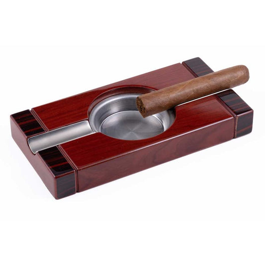 Luxury Cherry Ashtray with Stainless Steel Bed