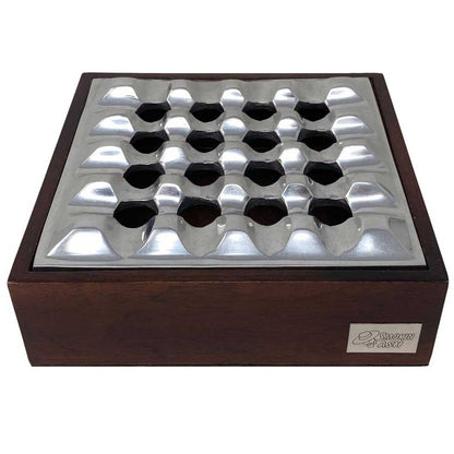 Smokin Ash Aluminum Grid Ashtray