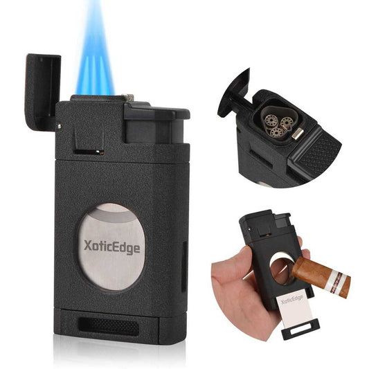 Aurora Premium Torch Lighter with Built-In Cutter