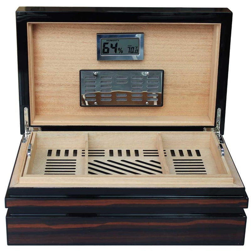 Luxury Humidor with Digital Hygrometer