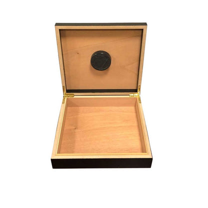 Premium Cedar-Lined Humidor with Humidifier & Hygrometer