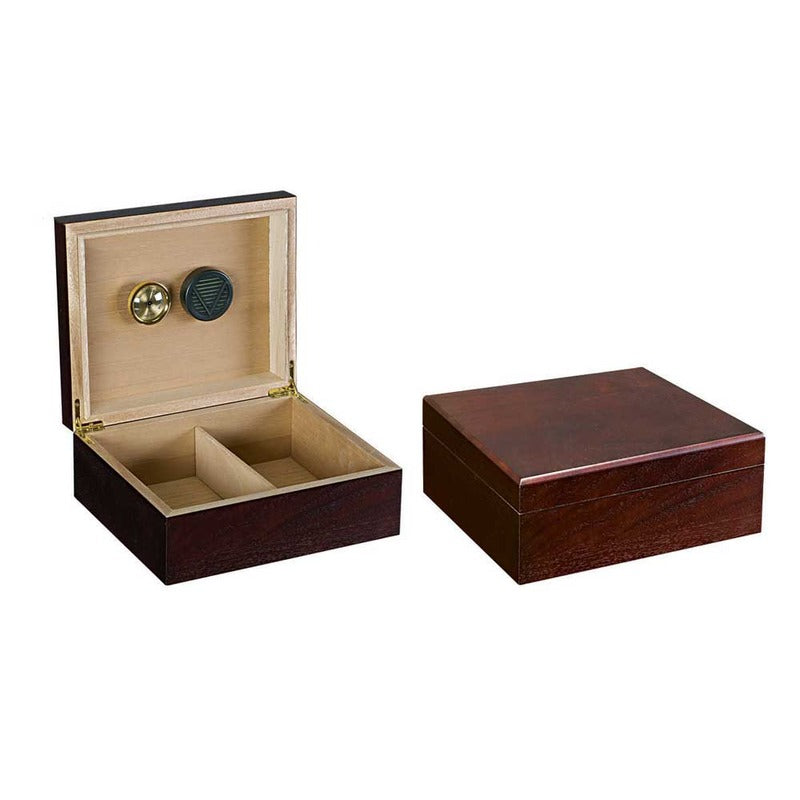 Premium Cedar Lined Humidor with Humidifier & Hygrometer