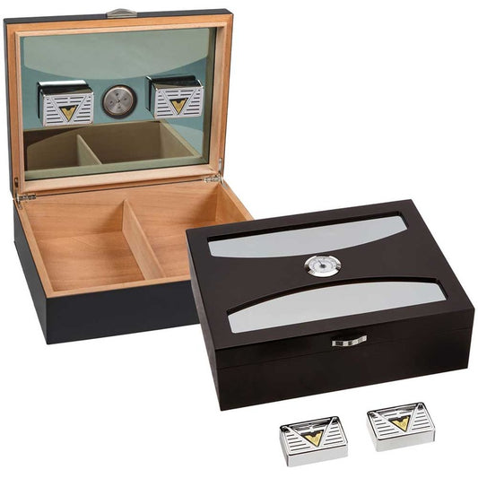 Delano Luxe Matte Humidor with UV Glass