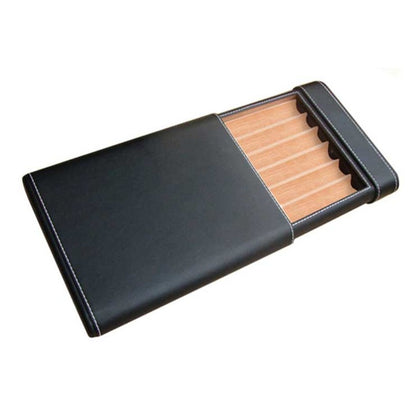 Stylish Humidor Case for Up to 6 Cigars