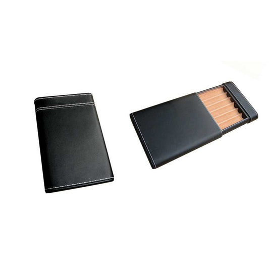 Stylish Humidor Case for Up to 6 Cigars