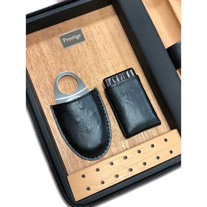 Premium Leather Travel Case for 4-8