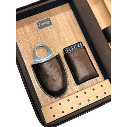Premium Leather Travel Case for 4-8