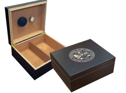 ARMY CIGAR HUMIDOR (BLACK)