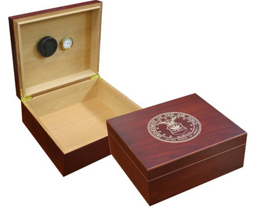 AIR FORCE CIGAR HUMIDOR (CHERRY)