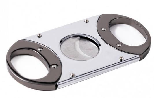 GUILLOTINE CUTTER (CHROME & GUN METAL)