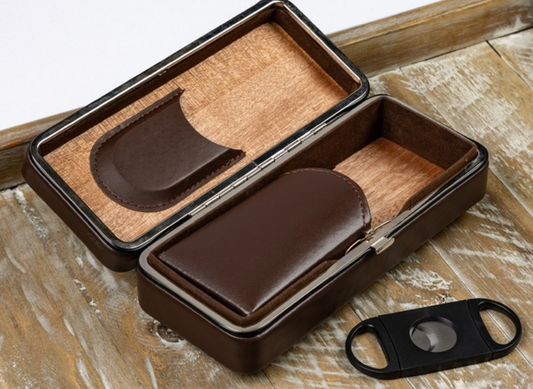 FOLDING CASE W/ CUTTER (BLACK) an (BROWN)