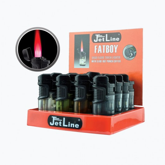 FatBoy Quad Flame Torch Display